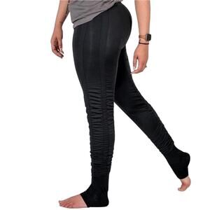 Agogie resistance band Black Leggings with Ankle/Foot holds